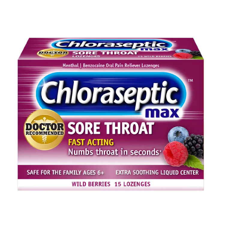 Chloraseptic Max Wild Berries Lozenges 15'S